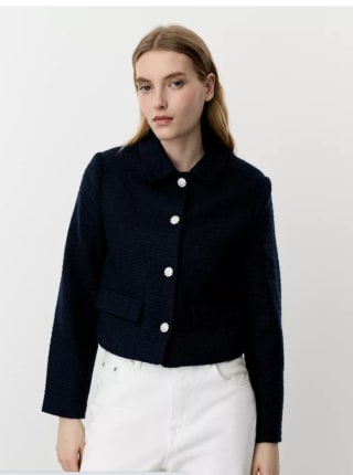 Chaqueta Textura con Botones para Mujer por 9.99€