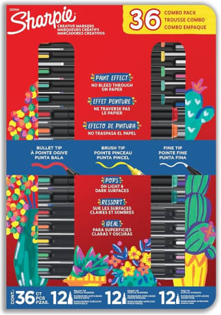 Sharpie Marcadores Acrílicos 36 pzs por $597 | Amazon