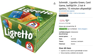 Ligretto Groen voor €5,99 bij Amazon