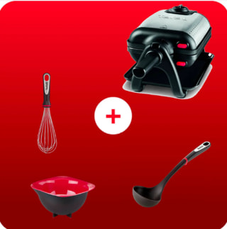Pack Web - Gaufrier King Size + 3 accessoires OFFERTS à 111,99€