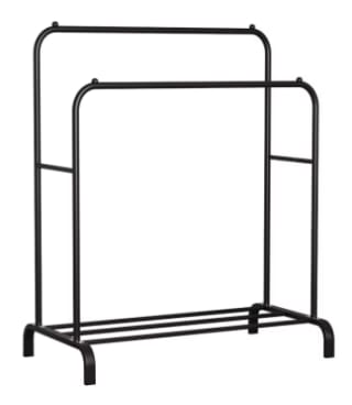 T-Lovendo Perchero Burro Doble Rail Estante Ropa Zapatos Cajas por 10.82€