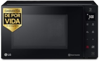 LG MH6336GIB Microondas con Grill 23L 1150W Negro por 107€