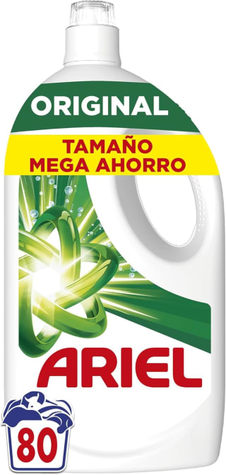 Ariel Detergente Líquido 80 Lavados por 18,99€
