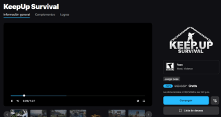 KeepUp Survival Gratis | Epic Games
