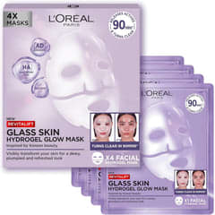 L'Oréal Paris Revitalift Filler Glass Mascarilla Facial Hidrogel Iluminadora a 6.99€
