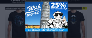 25% de réduction sur une sélection d'articles