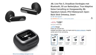 JBL Live Flex 3 voor €109 bij Amazon