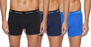 Pack de 3 Boxers Calvin Klein para hombre por 19.99€.