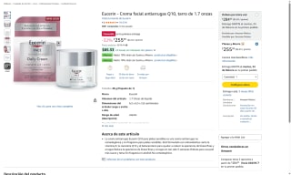 Crema Facial Antiarrugas Q10 Eucerin 50ml por $256 | Amazon