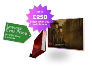 Virgin Media M500 Broadband + Netflix from £27.99/m