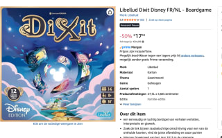 Libellud Dixit Disney voor €17,59 bij Amazon