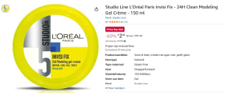 Studio Line L'Oréal Paris Invisi Fix 24H Clean Modeling Gel Crème voor €2,48