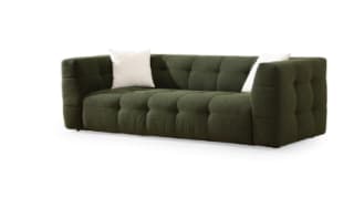 Canapé tissu Cady 3 places vert CONCEPT1 à 1.157€