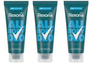 3 Botes de Rexona Crema All Over Body Ocean Rush 75 ml por 9.05€