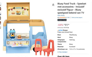 BLUEY - Bluey's Foodtruck Chef Bluey voor €11,19 bij Amazon