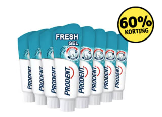 Prodent Tandpasta - Fresh Gel - 12 x 75 ml voor €13,20 bij kruidvat
