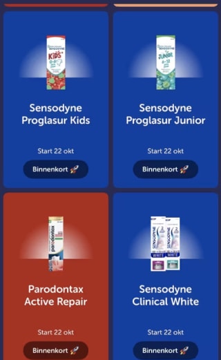 50% cashback op Parodontax en Sensodyne bij Jumbo en Kruidvat