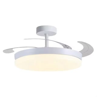 Ventilador de techo Blanco Narvi 3 Palas retráctiles luz LED 45W por 33.14€