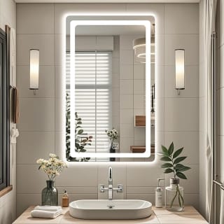 Espejo DASHLINE 60x40 cm con LED por $488 | Oferta Amazon