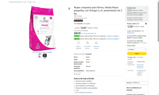 Croquetas Nupec para Perros 2kg por $259 | Oferta Amazon