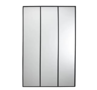 Miroir XL Design "Atelier" 115cm Noir à 119,99€