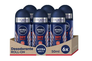 Nivea Men Dry Impact pack de 6 unidades por 8,63€