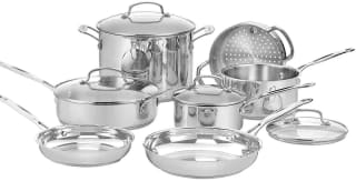 Cuisinart 11-Piece Stainless Steel Cookware Set for £99.99