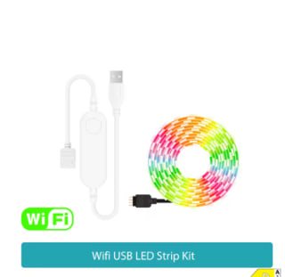 Tuya Wifi RGB USB Led Light Strip 1 meter voor €5,69 bij Aliexpress