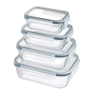 Fiambrera Rectangular de Vidrio 4 en 1 por 11,43€