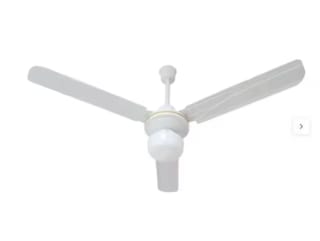 Ventilador de techo 120cm diámetro con 5 velocidades y luz por solo 18€