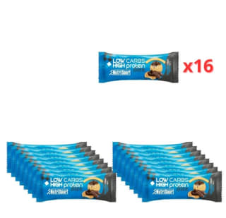 Pack de 16 Nutrisport Low Carbs Barritas Chico Galleta por 12.99€.