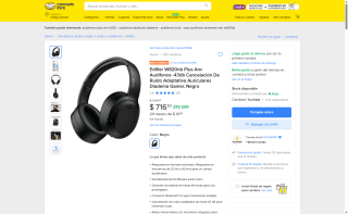 Audífonos Edifier W820nb Plus Anc por $717 | Mercado Libre