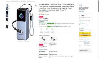 Batería UGREEN Nexode 25000mAh 200W por $1,599 | Amazon