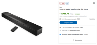 Barra de Sonido Bose Soundbar 550 por $4,089 | Sam's Club