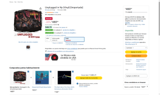 Nirvana Unplugged in NY Vinilo por $480 | Amazon