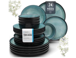 Service de Vaisselle en Grès Ibiza 24 pièces: Service de Table à 99,95€