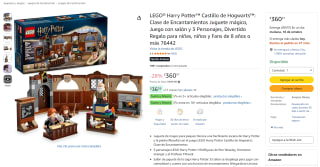 LEGO Harry Potter Castillo de Hogwarts: Clase de Encantamientos por $361 en Amazon