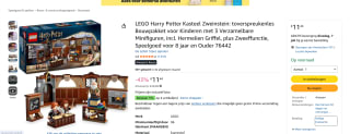 LEGO Harry Potter Kasteel voor €11,44