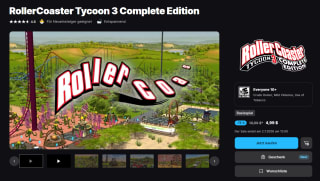 RollerCoaster Tycoon 3 Complete Edition Gratis | Epic Games | 25/6