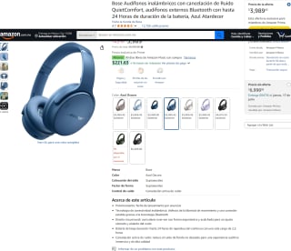 Audífonos Bose Inalámbricos por $3,590 | Descuento Amazon