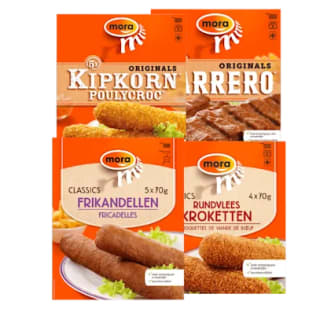 Alle Mora en alle Van Dobben croquetten 40% korting bij de Plus
