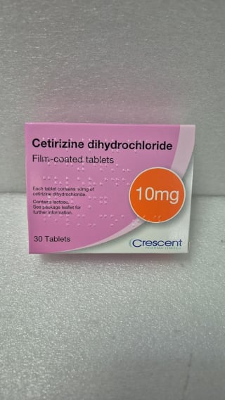 6 Months Supply Cetirizine Hayfever Allergy Tablets 30 x 6 - Sold and Shipped by Your