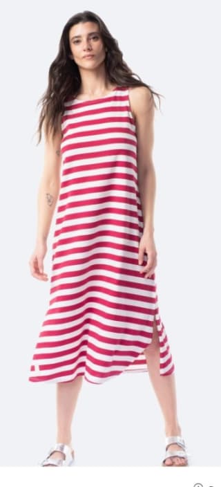 Cestido a rayas y cuello redondo de Mujer TEX por 5.99€.