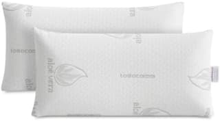 Todocama Almohada Viscoelástica Aloe Vera (Pack 2 Unidades 75 cm) por 32.99€