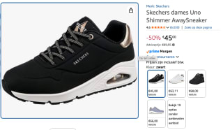 Skechers UNO - SHIMMER AWAY voor €45 bij Amazon