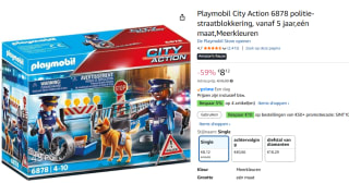 Playmobil Politiewegversperring voor €8,12 bij Amazon