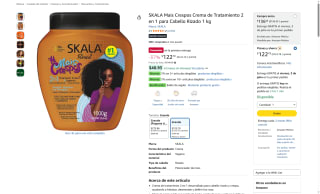 SKALA Mais Crespos Crema 2 en 1 1kg por $123 | Oferta Amazon
