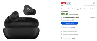 Audífonos Apple Beats Solo Buds por $999 | Oferta Walmart