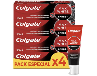 COLGATE Max White Charcoal toothpaste 4 x 75 ml por 5,90€