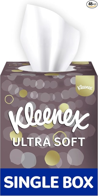 Kleenex Ultra Soft Tissue Cube – 66p (59p S&S) at Amazon